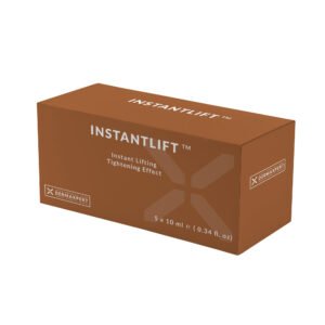 InstantLift Box – premium Swiss skincare packaging for instant lifting and tightening effect, 5 x 10 ml.